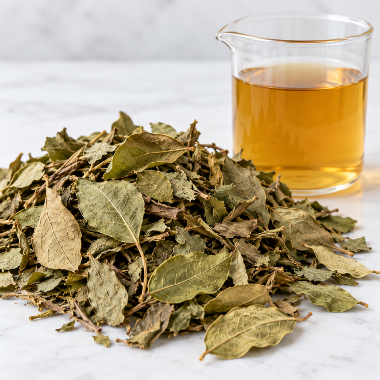 Dried Kinkeliba Leaves and Amber Infusion, Kinkeliba (Sehhaw) from Senegal