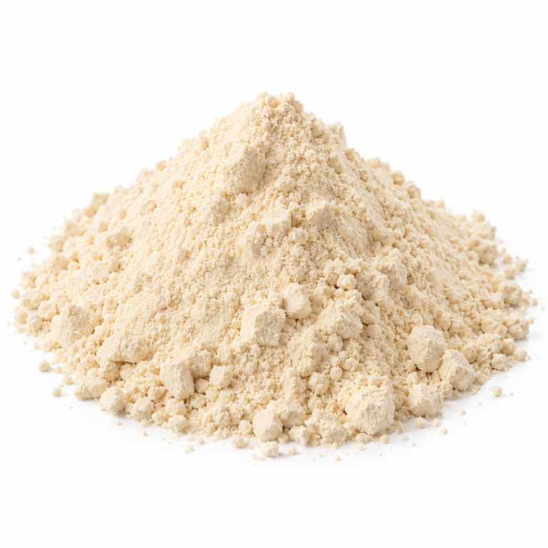 Ivory baobab fruit pulp powder mound, Baobab Fruit Powder from Senegal